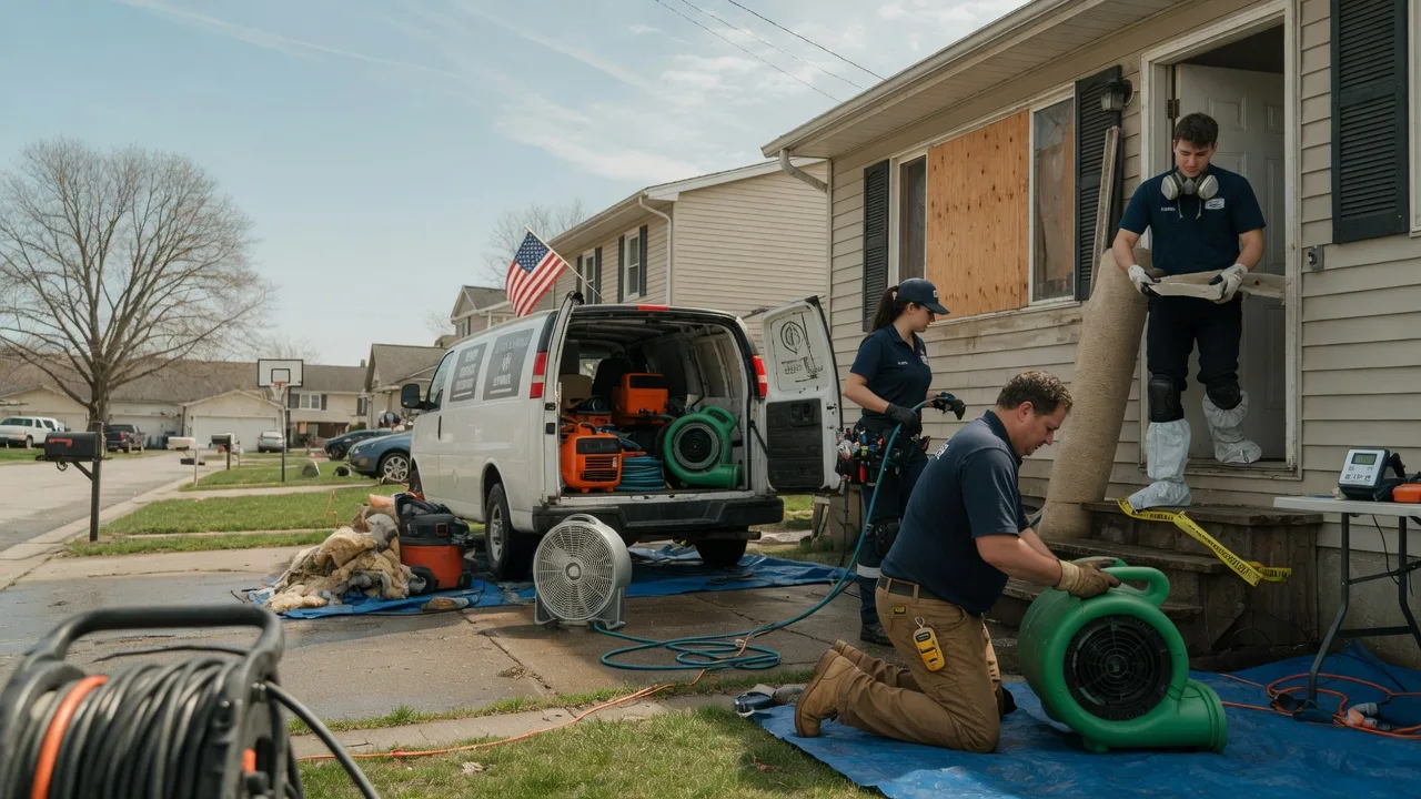 Water Damage Restoration in Valentines, VA near me